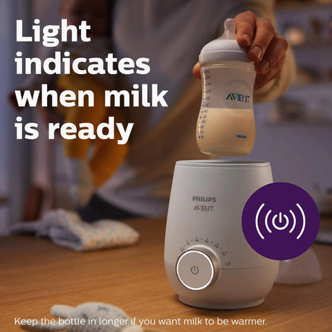 Philips AVENT Fast Baby Bottle Warmer with Smart Temperature Control and Automatic Shut-Off, SCF358/00 Phillips Avent
