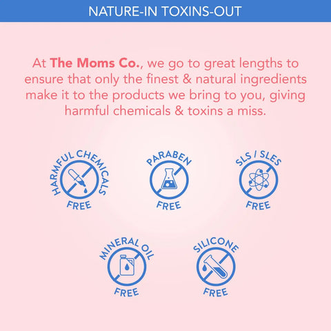 The Moms Co. Tear-Free Natural Baby Shampoo with USDA-Certified Organic Argan and Moringa Seed Oils - 200ml - Baby Bamboo
