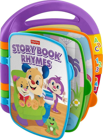 Fisher-Price Laugh & Learn Musical Baby Toy, Storybook Rhymes, Electronic Learning Book With Lights & Songs For Ages 6+ Months - Baby Bamboo
