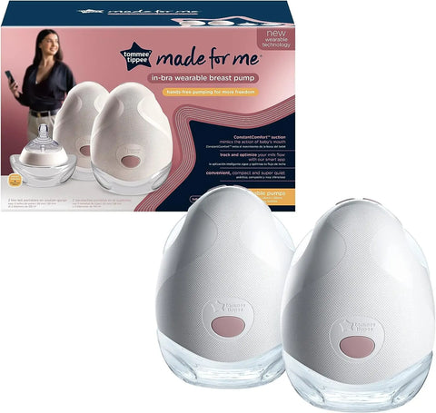 Tommee Tippee Made for Me in-Bra Wearable Double Electric Breast Pump Tommee Tippee