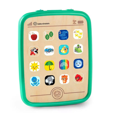 Baby Einstein Magic Touch Curiosity Tablet Wooden Musical Toy, 6 Months + Baby Bamboo