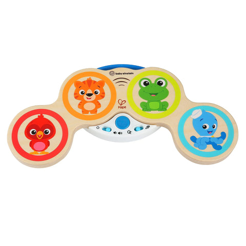 Baby Einstein Magic Touch Wooden Drum Musical Toy, Ages 6 months Plus Baby Bamboo