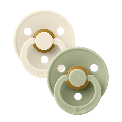 Bibs Colour 2 Pack - Ivory/Sage Baby Bamboo