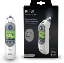 Braun ThermoScan 7+ Ear Thermometer with Age Precision and Night Mode