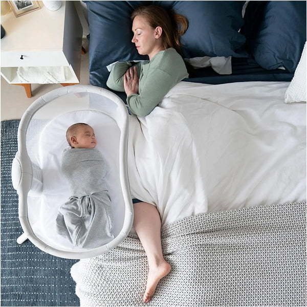 HALO BassiNest 3.0 Baby Swivel Bassinet for Newborns Baby Bamboo