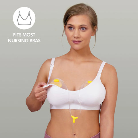 Medela Freestyle Hands-Free Breast Pump | Wearable, Portable and Discreet Double Electric Breast Pump with App Connectivity Baby Bamboo