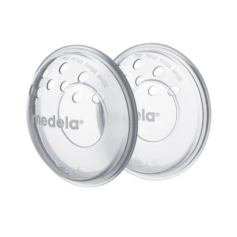 Medela SoftShells Breast Shells for Sore Nipples for Pumping or Breastfeeding, Discreet Breast Shells, Flexible and Easy to Wear, Made Without BPA medela