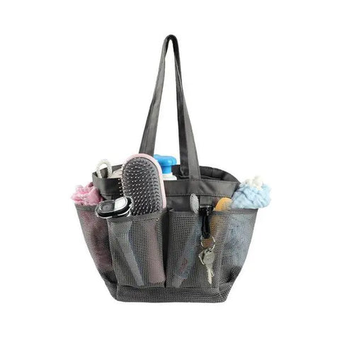 Mesh Shower Caddy for Dorm Gray - Room Essentials Baby Bamboo