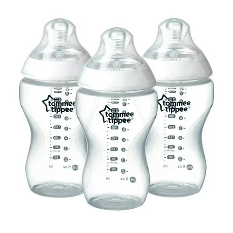 Tommee Tippee Closer to Nature Added Cereal Bottle (11oz, 3 Count) | Y-Cut Bottle Nipple, BPA-Free Tommee Tippee
