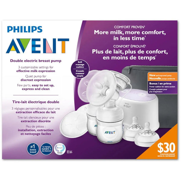 Philips avent double electric comfort sale breast pump