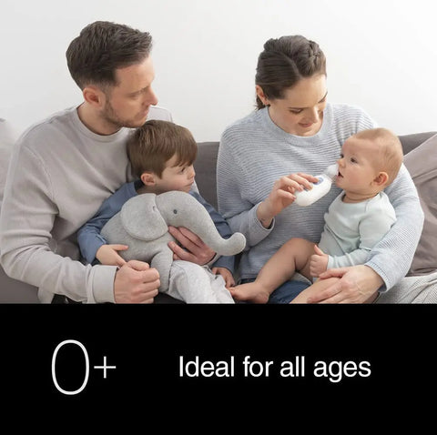Braun Healthcare Nasal Aspirator 1, BNA100EU. Clear stuffy noses quickly & gently. Electric nasal aspirator for all ages 0+, White - Baby Bamboo