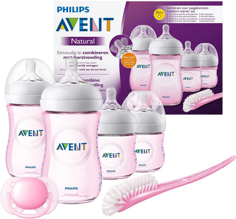 Philips Avent Natural Newborn Baby Bottle Kit - Baby Bamboo