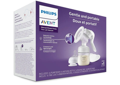 Philips AVENT Manual Breast Pump, SCF430/30, Clear Phillips Avent