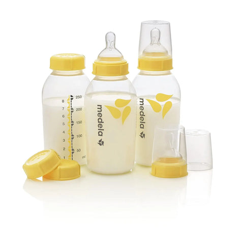 Medela, Breast Milk Storage Bottles, 3 Count (Pack of 1) - Baby Bamboo