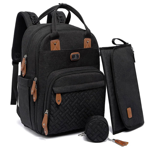 Dikaslon Unisex Diaper Bag Backpack - Baby Bamboo