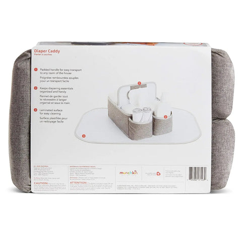 Munchkin® Portable Diaper Caddy Organizer, Grey - Baby Bamboo
