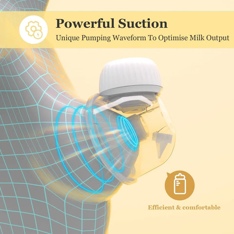 BIOBOO Hug Breast Pump Hands Free Baby Bamboo