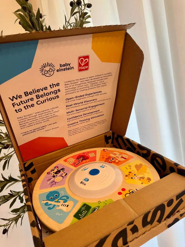 Baby Einstein Cal's Smart Sounds Symphony Magic Touch Wooden Electronic Activity Toy, Ages 6 Months + Baby Bamboo