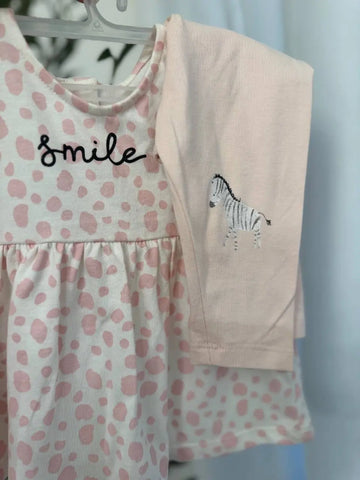 Baby Girl Two Piece Smile Set Baby Bamboo