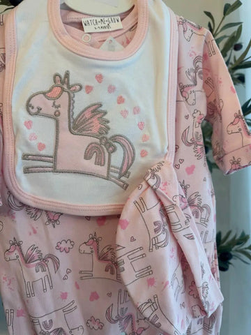 Baby Unicorn Print Sleepwear Set (Newborn to 9 Months) Baby Bamboo