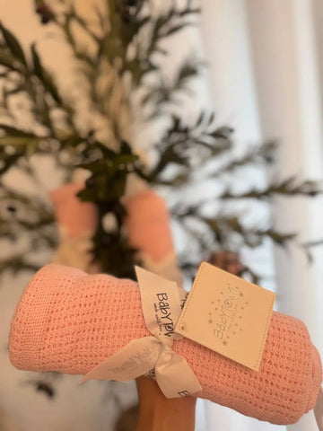 BabyTown Blanket, Pink Baby Bamboo