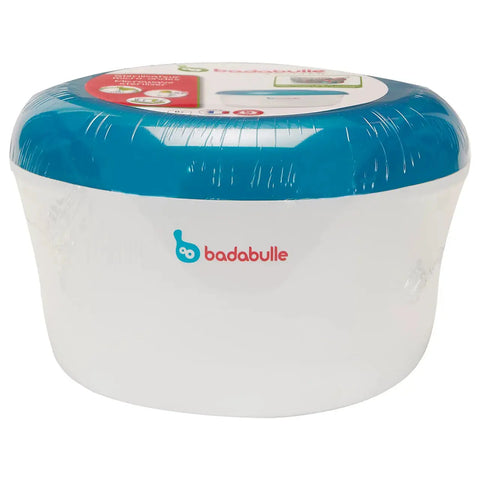 Badabulle Microwave Sterilizer, Blue/Grey Baby Bamboo