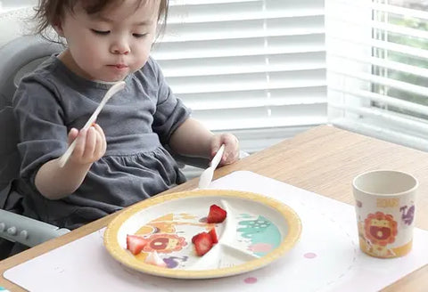 Bamboo Fibre Dinner Set - 5 piece Baby dinner dining set Baby Bamboo