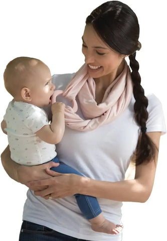 Boppy Teething Scarf, Blush Baby Bamboo