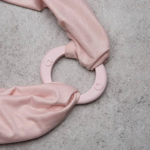 Boppy Teething Scarf, Blush Baby Bamboo