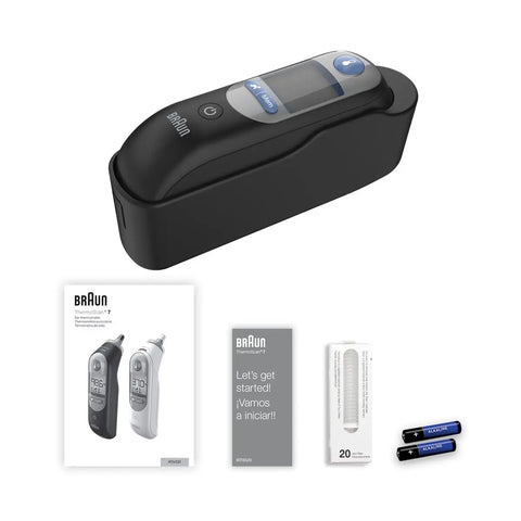Braun ThermoScan 7 Digital Ear Thermometer, Family Care App Compatible, Age-Adjusted Fever Guidance, Baby and Infant Friendly, No. 1 Brand Recommended by Pediatricians, FSA and HSA Eligible Braun