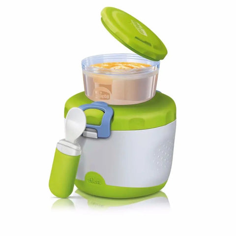 Chicco Insulated Baby Food Container System, 6m+ Baby Bamboo