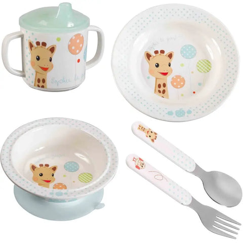 Coffret repas Sophie la Girafe Baby Bamboo
