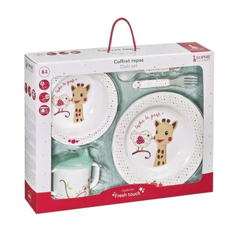 Coffret repas Sophie la Girafe Baby Bamboo