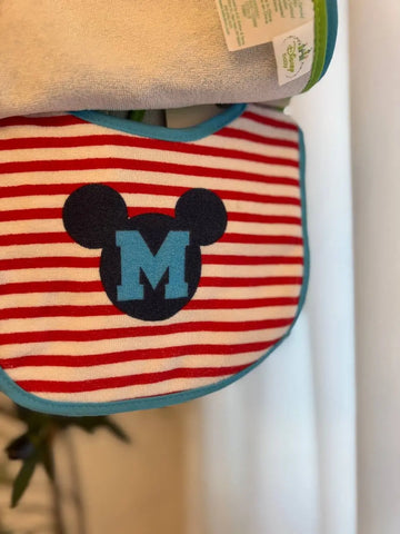 Disney Baby Mickey Mouse Feeder Bibs, One Size 4 pack Baby Bamboo