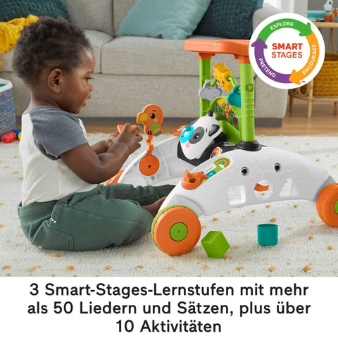 Fisher-Price 2-sided Walker, Stable Rhythm and Car-inspired Interactive Walker Baby Bamboo