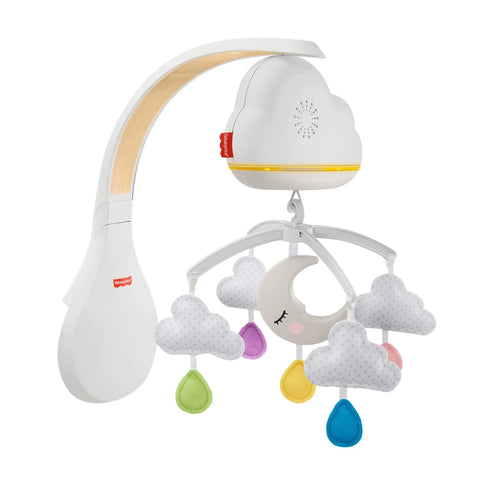 Fisher-Price Sound Machine Calming Clouds Mobile & Soother Convertible Crib to Tabletop with Music & Lights for Newborn to Toddler Fisher-Price