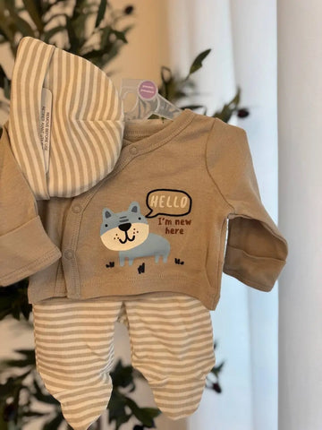 Gerber 3 Piece Set Baby Bamboo