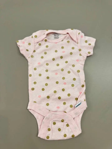 Gerber Baby Girl Princess 3 Bodysuits, Pink Baby Bamboo