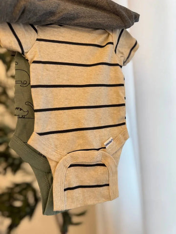 Gerber Preemie Baby Boy Bodysuits, Pack of 3 Baby Bamboo