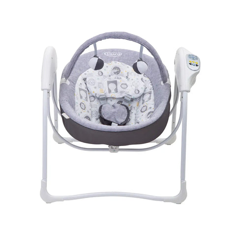 Graco Glider Lite electric baby swing, from birth to 9 kg Baby Bamboo
