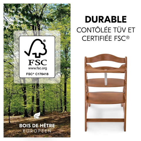 Hauck Alpha Newborn Set Plus - Chaise Haute Bébé Baby Bamboo