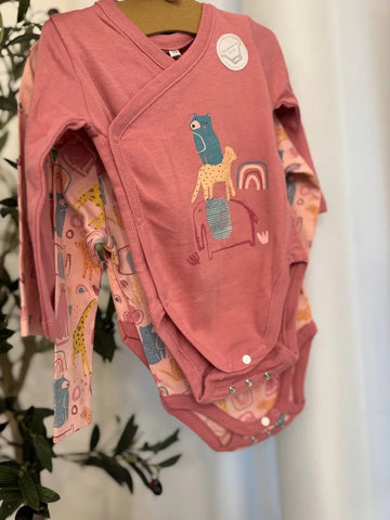 Home Grown 3 Baby Girl Bodysuits Baby Bamboo