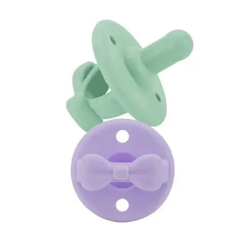Itzy Ritzy Sweetie Silicone - Soother Pacifier - 2pk Baby Bamboo