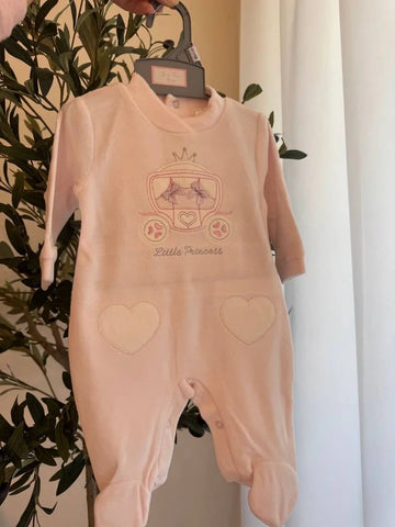 Just Too Cute Overall – Little Princess Fleece Baby Bamboo