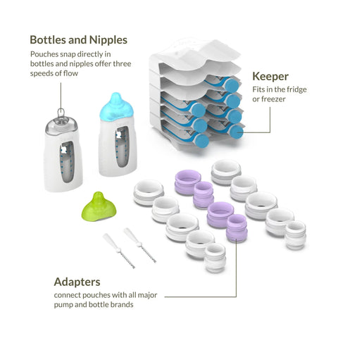 Kiinde Twist Breastfeeding Essentials Starter Kit Baby Bamboo