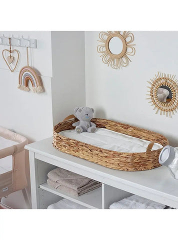 Kinder Valley Changing Basket and Washable Liner Baby Bamboo