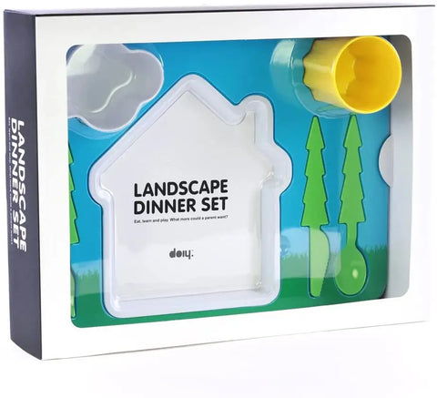 Landscape Dinner Set by DOIY Baby Bamboo