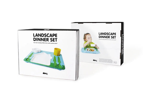 Landscape Dinner Set by DOIY Baby Bamboo