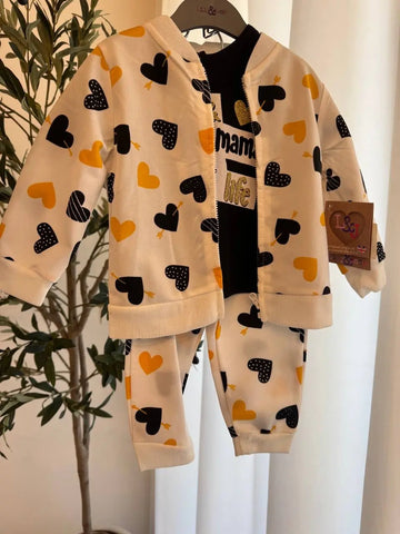 Lily & Jack Girl Outfit, 0-3M Baby Bamboo