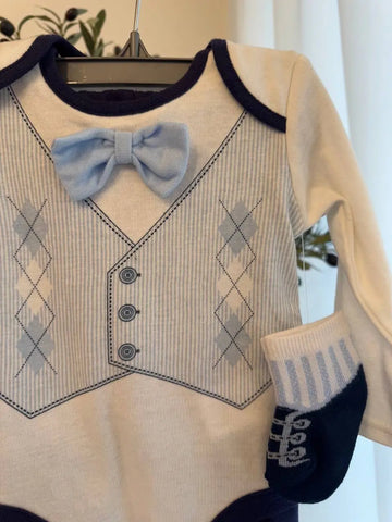 Little Gent Set, 6-12M Baby Bamboo